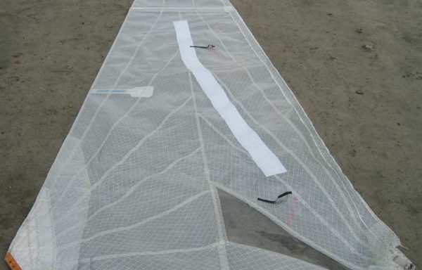 Żagiel fok mylar katamaran 155cm x 662cm (230604)