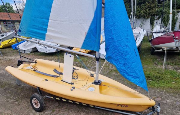 Laser Pico żółty 3,5m + wózek slipowy (9_t)