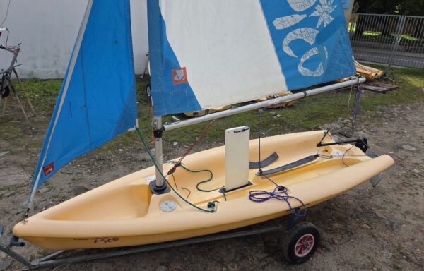 Laser Pico żółty 3,5m + wózek slipowy (5)